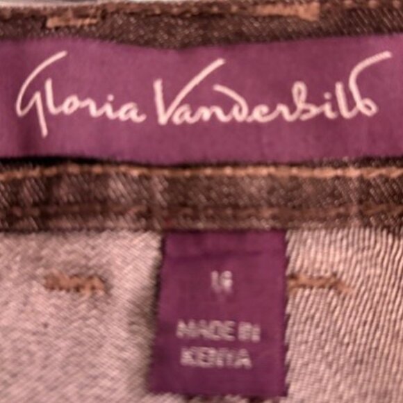 Gloria Vanderbilt Amanda Shorts Cutoffs Black Gray Wash Frayed Hem Women's 14 - Picture 4 of 4